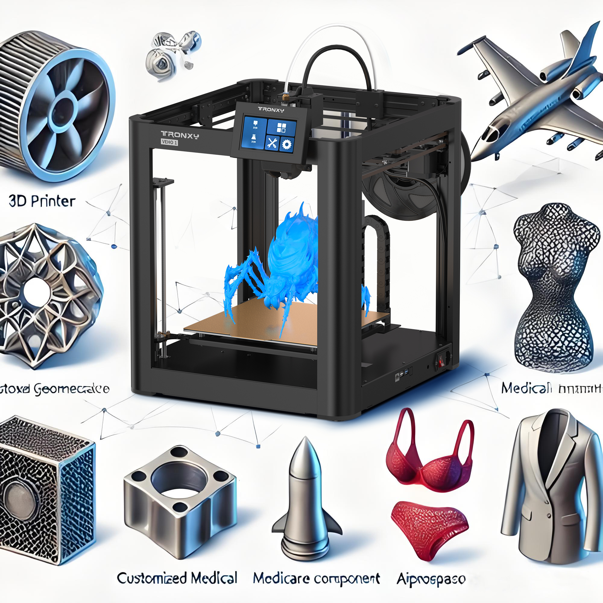 3D打印機的應用領域